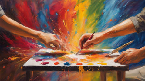 Colorful Creations: Unfolding the Therapeutic Magic of Palette Knife Painting