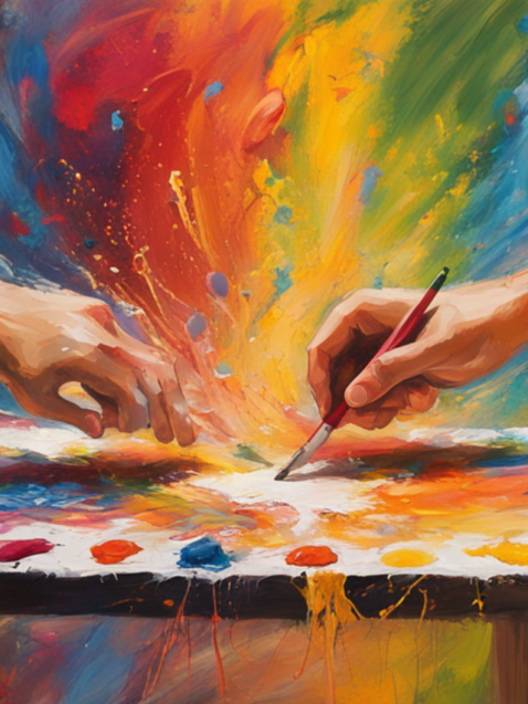 Colorful Creations: Unfolding the Therapeutic Magic of Palette Knife Painting